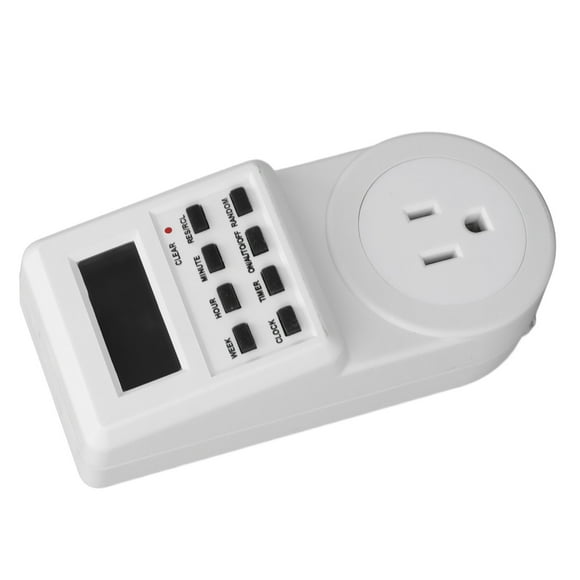 Indoor Mini Outlet Timer, Indoor Outlet Timer Accurate Digital for Office US Plug 120V 15A 1800W.μ,EU Plug 230V 16A 3680W.μ,AU Plug 230V 10A 2400W.μ