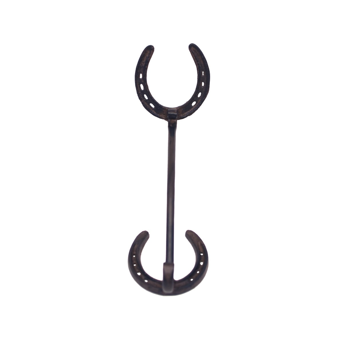 Rustic Metal Horseshoe Western Cowboy Hat Holder Wall Hook Coat Rack  Southwest Home Decor 