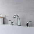 thumbnail image 6 of High Flow 2 Handle Deck Mounted Roman Tub Faucet with Valve,Chrome Finish, 6 of 6