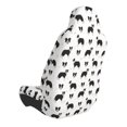 thumbnail image 2 of Wukai Border Collie Dog Full Set Car Seat Covers with Soft Padding Universal Auto Front Seats Protector and Cushion Mat, 2 of 5