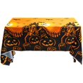 thumbnail image 1 of Decoración de Halloween del mantel impermeable aterrador de la decoración de Halloween 137x180, 1 of 5