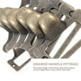 thumbnail image 3 of WHAMVOX 1 Set Simple Design Cabinet Frame Handle for Wooden Medicine Box Drawer 4.7X3.5cm Golden, 3 of 8