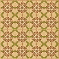 thumbnail image 1 of Ahgly Tapis d'Intérieur Lavable en Machine Carré Transitionnel Chrome Or Jaune, 7 Pieds Carré, 1 of 7