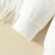 thumbnail image 4 of Gibobby Sudadera playera de manga larga con cuello redondoCamiseta de manga larga con volantes para niñas pequeñas(Blanco, 3-6 Meses), 4 of 5