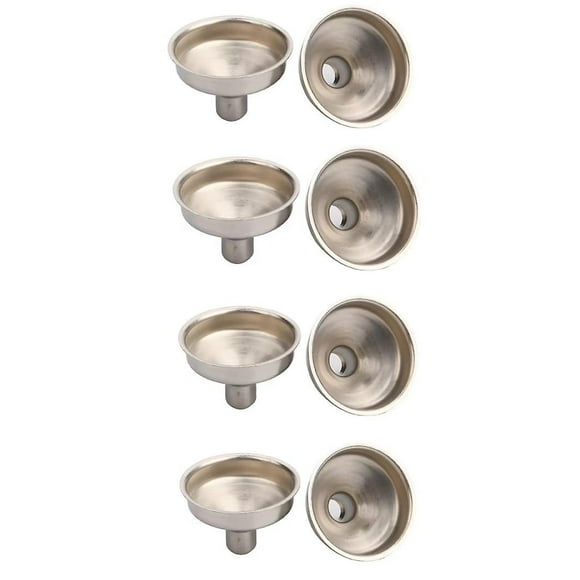 8 Sachets Mini - Stainless Steel Funnel for Miniature Vials, Essential Oil Vials, Amber Vials, Vials, DIY Lipstick, Cooking Liquid, Homemade Makeup To