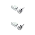 thumbnail image 4 of sweethay Puerto de carga de metal 3.5mm Auricular Jack Reemplazo de tapón antipolvo USB para XS 8 7 7 6 6S Plus Mini Tapón antipolvo plata 2piezas, 4 of 6