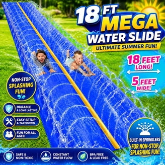 Banzai Backyard Water Slide Activity: 3-in-1 Aqua Drench