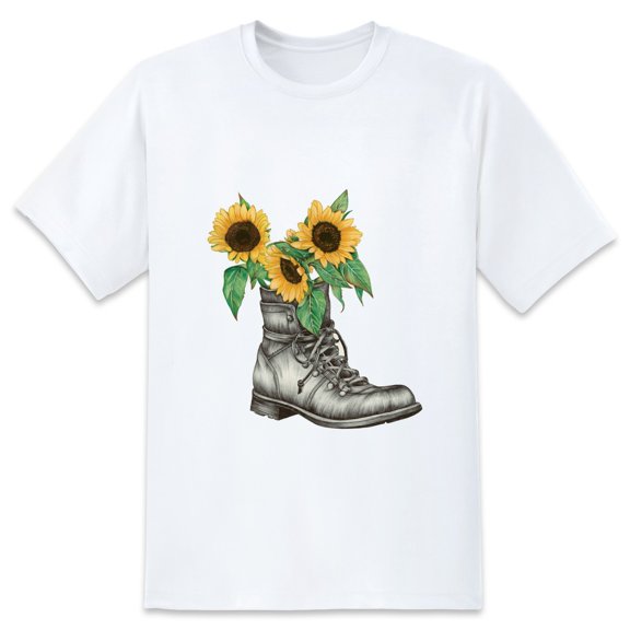 Men's Graphic TeeFlowers (23) Letter Print T-Shirts Round Neck Short Sleeves Sizes XS-5XL Summer Daily Casual Tops