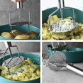 thumbnail image 3 of Stainless Steel Potato Crusher, Kitchen Tools Crusher, Crushed Motatoes Rice Crusher, - 2 Packs, 3 of 4