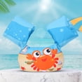 thumbnail image 4 of Flotador de brazo Wdftyju para niños pequeños cangrejo naranja flotador de natación, 4 of 9