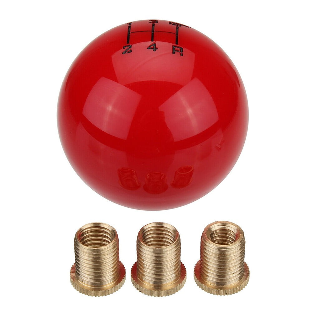 Universal JDM Pearl Blue Round Ball Shift Knob – Automatic Gear Shifter (Acrylic)
