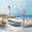 Lighthouse 15, variant on Manfei Watercolor Lighthouse Beach Twin Bedding Sets for Kids Boys and Girls, Nautical Bedding Comforter Set, Gray Reversible 7 Pieces