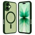 thumbnail image 1 of Funda Transparente con Color VERDE Compatible con MagSafe para iPhone 17, Protección Antigolpes Ultrafina, TPU + Silicona Resistente, 1 of 6