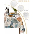 thumbnail image 3 of Butterfly Tablecloth Rectangle Table Cloths 54x108, Waterproof Tablecloth Outdoor Table Cloth, Retro Spring Leaves Country Aesthetic Flower Washable Table Cover for Kitchen Dinning Party, 3 of 8