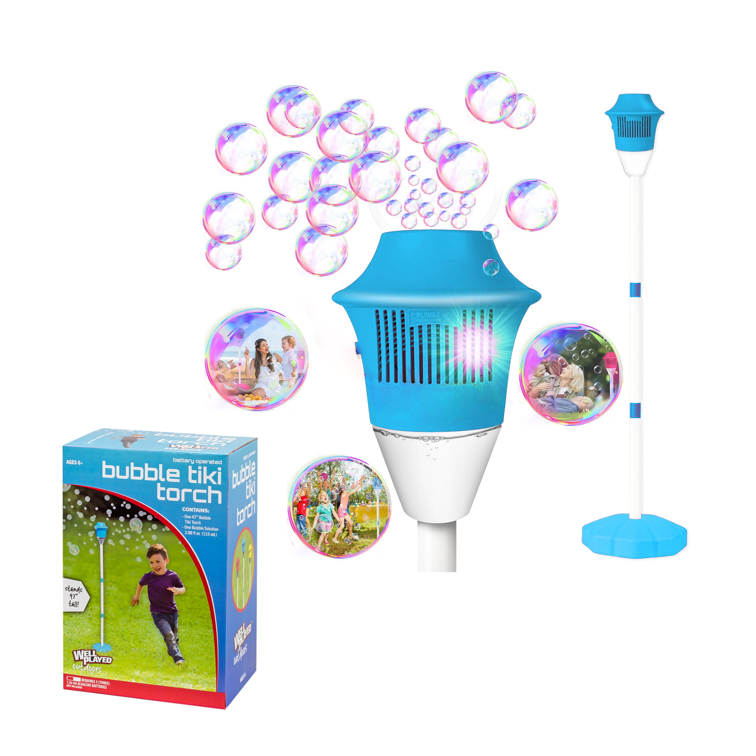 バブルスマッシャー　 MAXX BUBBLES BUBBLE BLASTER WITH LIGHT 3 COLORS:BLUE, ORANGE