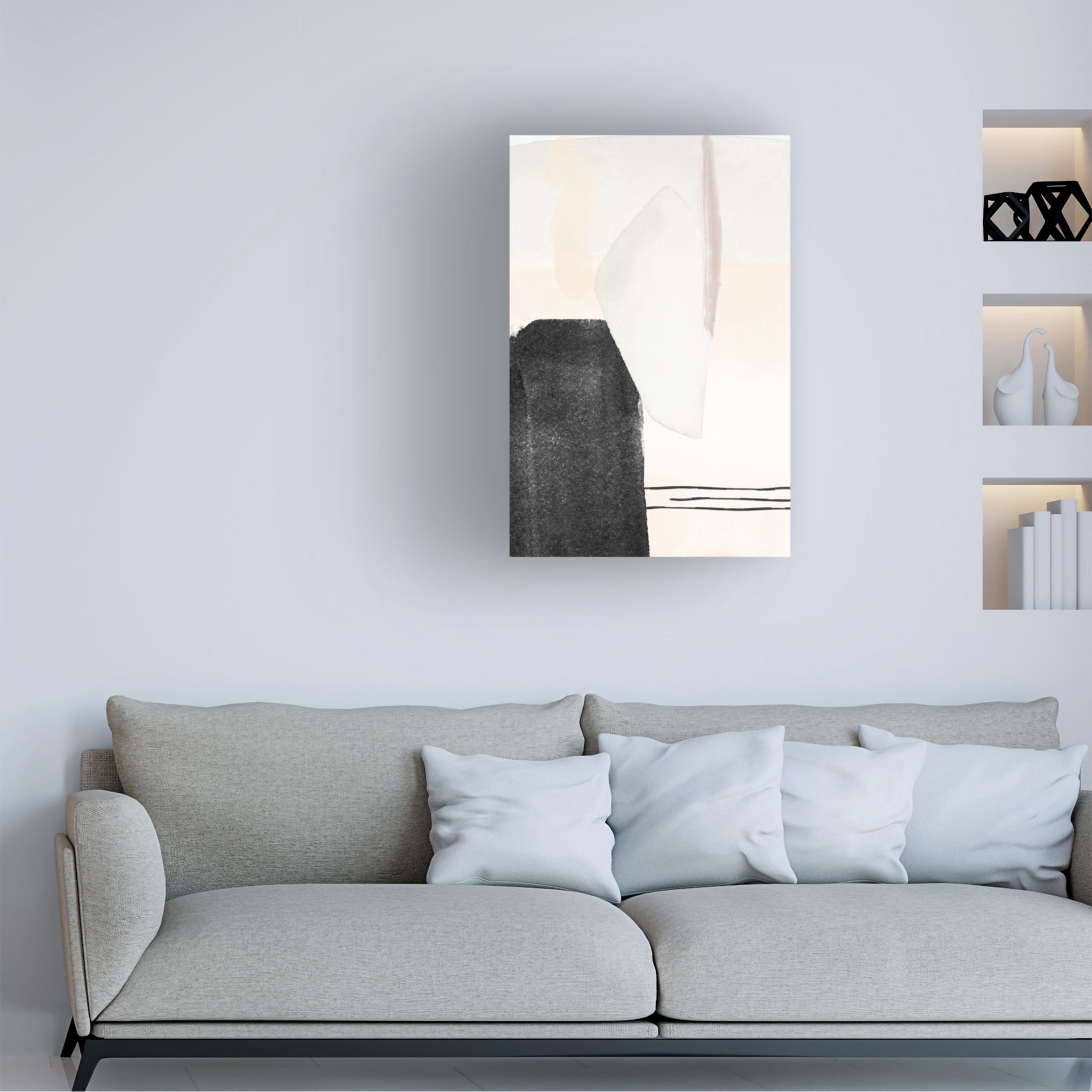 Trademark Fine Art Sally Ann Moss Neutrals 2 Canvas Wall Art