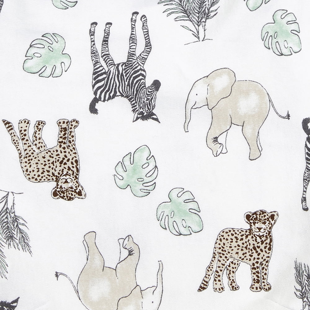 aden + anais Essentials Wrap Swaddles, Cotton, Toile Jungle, Multicolor, Unisex, Newborn, 0-3 M, 2-Pack