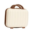 thumbnail image 3 of Bolsa de maquillaje de viaje, bolsa de artículos de tocador, organizador de cosméticos multiusos portátil, bolsa de mano para maquillaje, artículos de beige, 3 of 8