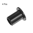 thumbnail image 3 of Uxcell 10.1mmx13mmx20.5mm Flanged Sleeve Bearings Nylon Bushings, Black 4 Pack, 3 of 5