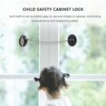 thumbnail image 4 of 2 Pieces Refrigerator Door Lock Strong Adhesive Freezer Door Lock File Drawer Lock Child Safety Cupb, 4 of 5