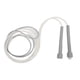 thumbnail image 3 of Cuerda de saltar ajustable para fitness, ideal para estudiantes de primaria, jardín de infantes, escuela secundaria, mango gris y cuerda blanca grisácea., 3 of 14