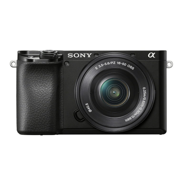 Sony a6100 Mirrorless Camera w/ Dual Lenses + 64GB Card + Case + Tripod
