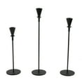 thumbnail image 6 of SUDEG 3PCS Black Candlestick Candle Holder Modern And Simple Style For Home Decoration, 6 of 12