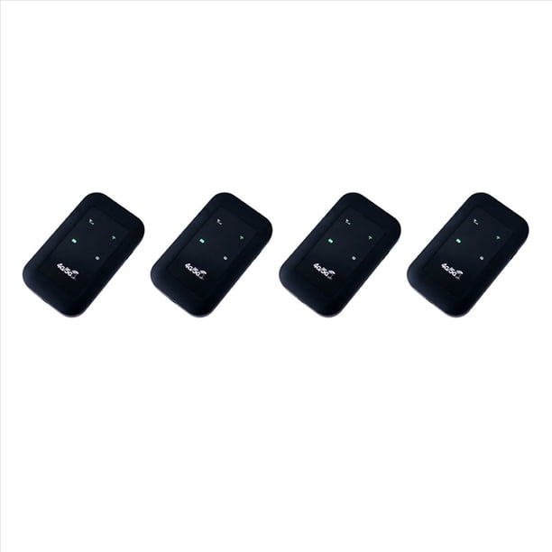 4X Enrutador Wifi de Bolsillo Repetidor 4G LTE Punto de Acceso Wifi MóVil para Coche Enrutador de MóDem Mifi InaláMbrico de Banda 4G con Ranura para Tarjeta Sim