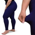 thumbnail image 6 of Absolute Support 20-30mmHg Women Opaque Compression Leggings - Navy, X-Large, 6 of 6