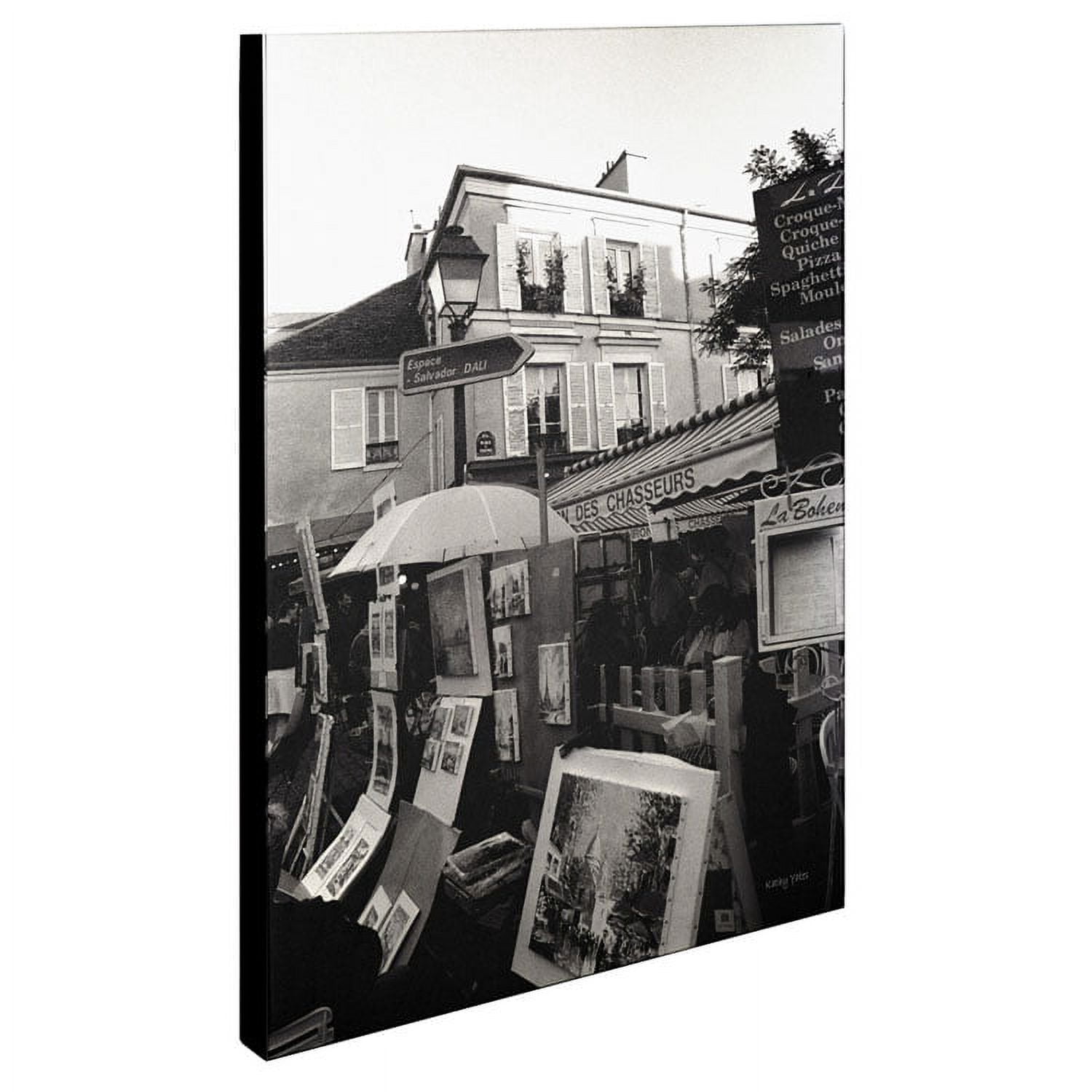 Trademark Fine Art 'Montmartre' Canvas Art by Kathy Yates