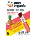 thumbnail image 5 of Pure Organic Gluten-Free, Organic Pineapple Passionfruit Chewy Layered Fruit Bars, Gluten Free and Vegan Fruit Snacks, 6.2 oz, 12 Count, 5 of 10