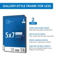 thumbnail image 4 of Mainstays 5x7 Picture Frame Black Front Loading Wall or Tabletop Photo Frame, Set of 2, 4 of 7