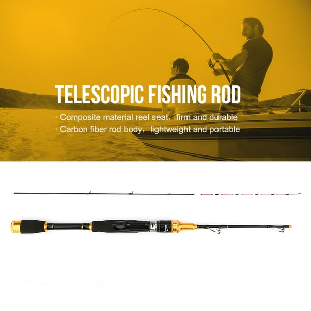 Surf Fishing Rod Spinning Pole Carbon Super Hard 3 Sections Long Casting  Yellow 