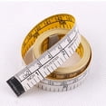 thumbnail image 1 of 150cm Soft Tape Measurer Inch/Centimeter Body Measuring Flat Sewing Measurer Tool Ruler PU Mini Ruler Tailor Accurate Measurement Supplies, 1 of 8