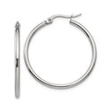 thumbnail image 1 of Boucles d'Oreilles Créoles en Acier Inoxydable 32.5mm 2mm, 1 of 8