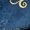 Dark blue, variant on Bovemsi Tops for Women Trendy Loose‑Fit V‑Neck Half‑Sleeve Prints Fashion Outfits Clothes L