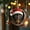 A, variant on Cute Cat with Christmas Hat Hanging Pendant - 3.15 in Acrylic 2D Flat Christmas Tree Decoration, for Home Holiday Tree Window Car Indoor Outdoor Decor