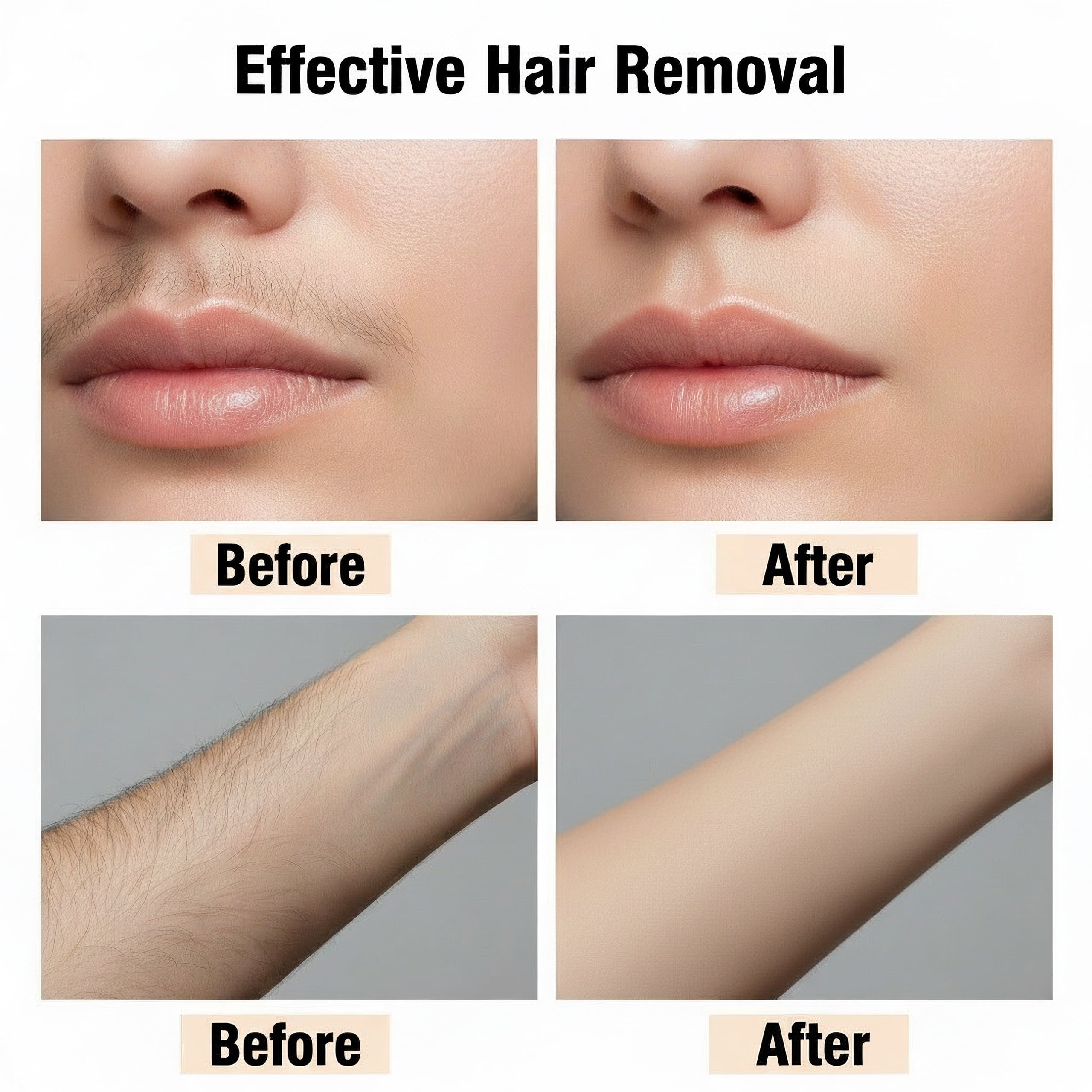 Facial Hair Removal for Women, SEIHAI Hair Removal Device, Rechargeable Hair Remover for Women, Facial Hair Remover for Face, Upper Lip, Chin