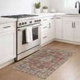 thumbnail image 2 of GLATTICE Small Area Rug 2x3 Terracotta Washable Entryway Rug Non-Slip Ultra Soft Printed Oriental Floral Rug Doormat Small Accent Rug Farmhouse Kitchen Throw Rug for Entrance, 2 of 8