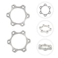 thumbnail image 3 of SHISUYAN 2Pcs Bike Freewheel Threaded Hubs Disk Discs Brake Rotors 6 Holes Adapter, 3 of 9