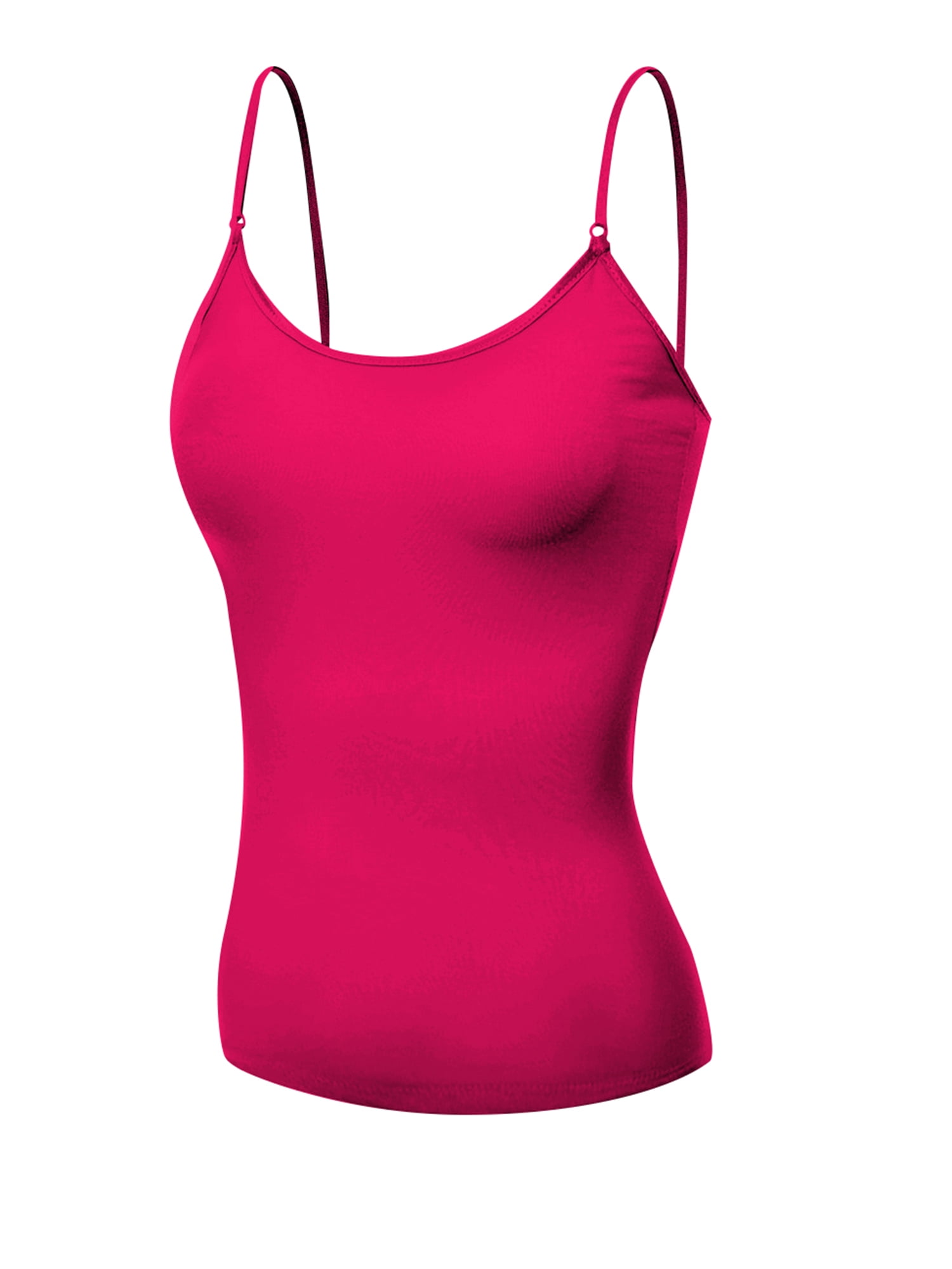 Emmalise Women's Cami With Built-in Bra | Wireless Shelf Bra Tank Top, 95% Cotton, Medium - View #4