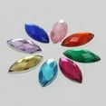 thumbnail image 6 of U8MO 500 Flatback Acrylic Horse Eye Rhinestone Gems 9X20mm No Hole Various Colour-Coffee, 6 of 9
