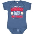 thumbnail image 3 of Inktastic That's My Awesome Sister out There with Volleyball Boys or Girls Baby Bodysuit, 3 of 5