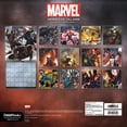 thumbnail image 5 of Trends International 2024 Marvel Heroes vs. Villains Wall Calendar & Push Pins, 5 of 8