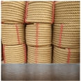 thumbnail image 1 of Cuerda de yute, cuerda de cáñamo decorativa hecha a mano para bricolaje, cuerda de atado de embalaje, color natural, grosor retro, suministro de fábrica de yute, 1 of 5
