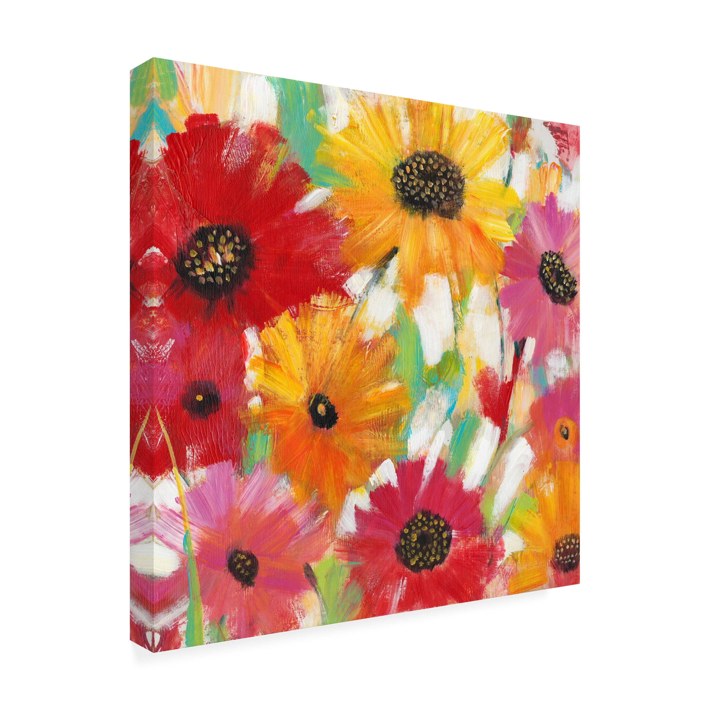 Tim O'Toole 'Bright & Bold Floral II' Canvas Art