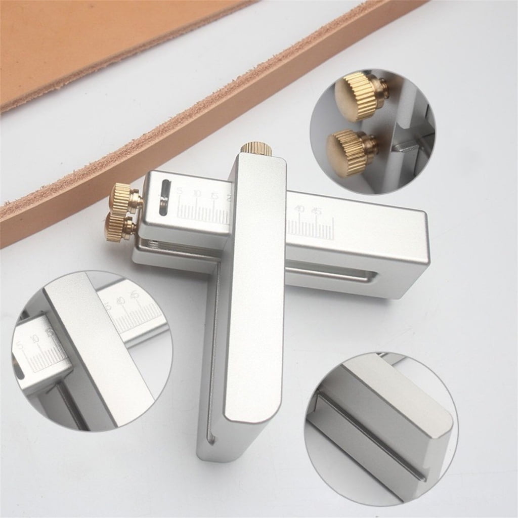 Adjustable Leather Belt Cutting Machine High Strengths Aluminum Alloy Portable Size Ergonomic Handle for Crafting