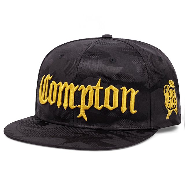 Gorra de béisbol Comptons Anime Snapback Hat de fibra acrílica