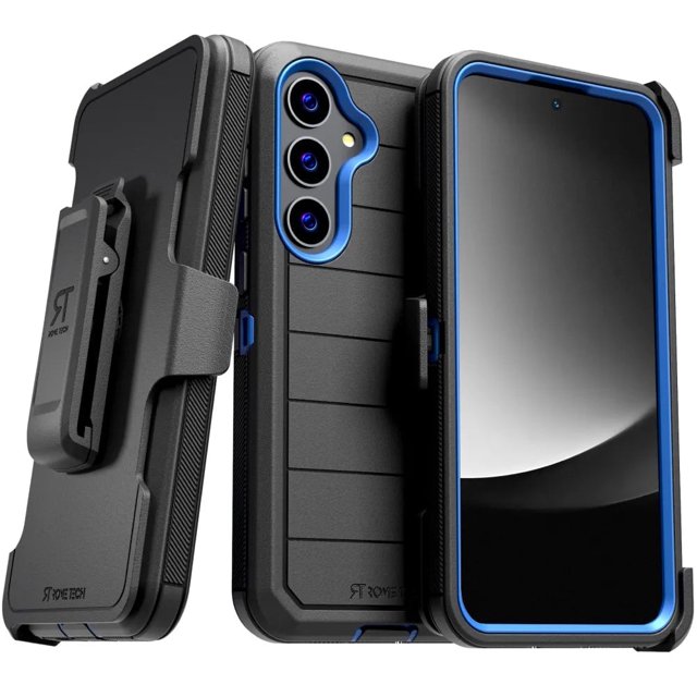 Funda Defender Series para Samsung Galaxy S25 Plus (2025), Color Negro y Azul