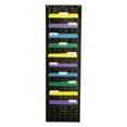 thumbnail image 1 of Storage Pocket Chart, 10 Pockets, 14 X 47, Black | Bundle of 2 Each, 1 of 2
